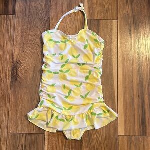 Janie and Jack Lemon Bathing Suit Size 10
